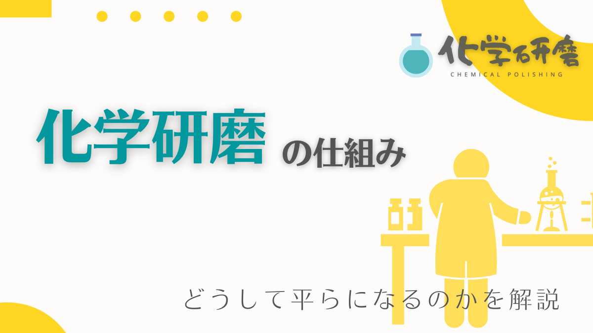 化学研磨の仕組み＜どうして平らになるの？＞